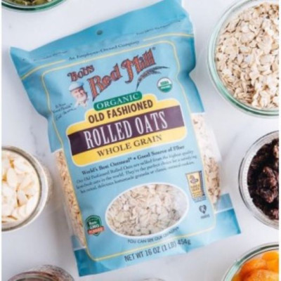 [ Date 06/27] Yến mạch Organic cán cỡ vừa hiệu Bob