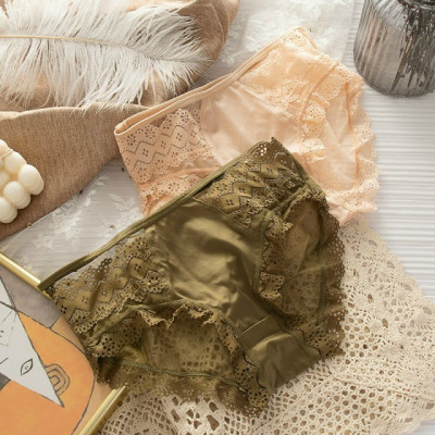 COMBO 5 QUẦN THUN LẠNH PHỐI REN DÂY EO 1712