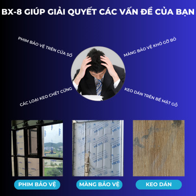 Bình Xịt Tẩy Keo, Silicon, Tẩy Sơn, Tẩy Mọi Loại Keo O’tech BX-8 (450ml) Gasket Sealant Remover - Hàng Chính Hãng