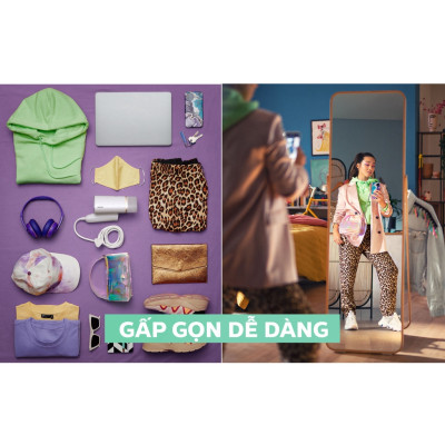 Bàn Ủi Hơi Nước cầm tay PHILIPS STH3020 /10 |1000W| gập lại được - Hàng Chính Hãng