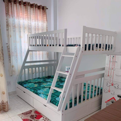 Giường Tầng Victoria (Trắng)