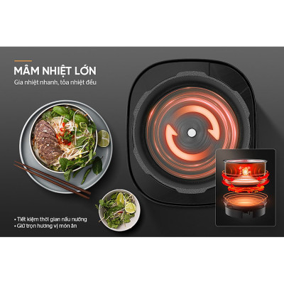 Nồi Áp Suất Điện Tử Đa Năng 5 Lít Sunhouse Mama SHD1580 - Hàng chính hãng