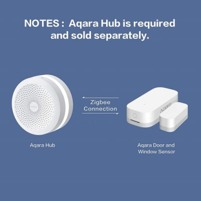 Cảm biến cửa Aqara T1 MCCGQ11LM - Phát hiện trạng thái đóng/mở, Tương thích HomeKit - Cần trang bị Hub trung tâm Zigbee