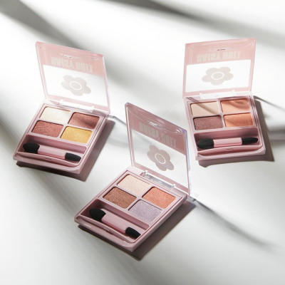 Bảng Phấn Mắt Daisy Doll Nhật Bản Siêu Bền Màu Với 4 Màu Trang Điểm Đa Chức Năng Phấn Má Hồng Phấn Bắt Sáng 5.1g