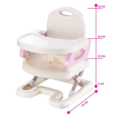 Ghế ăn dặm cho bé gấp gọn nâng hạ độ cao Mastela 07110 / 07112  - Ghế tập ăn dặm cho bé chuẩn ASTM Mỹ BPA Free