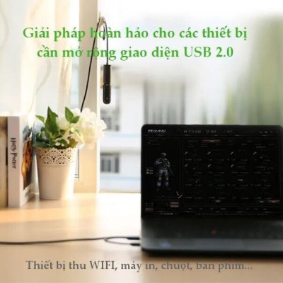 Ugreen UG20214US137TK 10M màu Đen Cáp tín hiệu nối dài USB 2.0 có chip khuếch đại hỗ trợ nguồn USB - HÀNG CHÍNH HÃNG