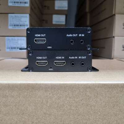 Bộ chuyển đổi hdmi sang lan 200m có cổng usb HL-HDMI-200KVM Ho-Link - Hàng chính hãng