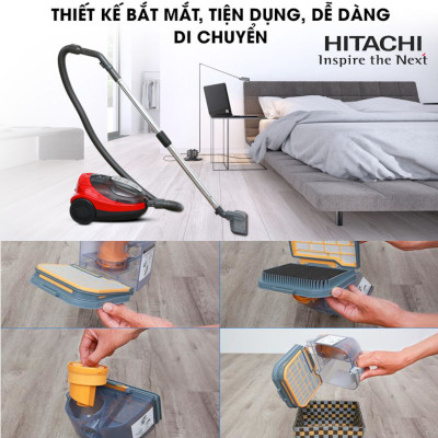 Máy hút bụi dạng hộp Hitachi CV-SF20 công suất 2000W, xuất xứ Thái Lan - Hàng chính hãng