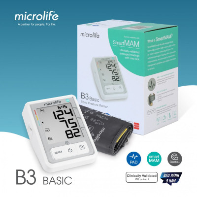 Máy Đo Huyết Áp Bắp Tay Microlife A3 Basic