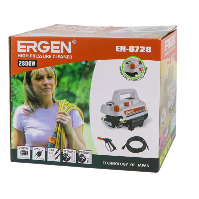 Máy rửa xe chỉnh áp 2800W Ergen EN-6728 (cao cấp, 100% rotor dây đồng)- Hàng chính hãng