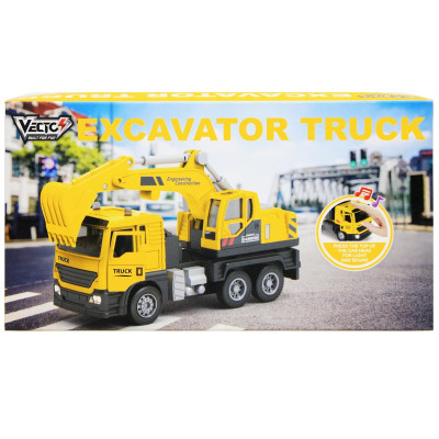 Đồ Chơi Mô Hình Xe Tải Xúc Đất Có Đèn Và Âm Thanh - Vecto VT32K
