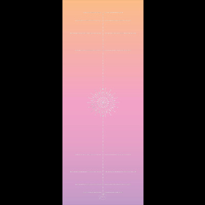 Thảm tập yoga chính hãng Yvonne, Pole Star Pink, (TẶNG KÈM 3 PHẦN QUÀ) dày 4mm bề mặt nhám, siêu bám, chống trơn trượt, ưa mồ hôi