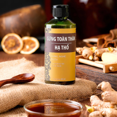 Gừng toàn thân hạ thổ giữ ấm cơ thể, lưu thông khí huyết, giảm đau nhức Wonmom 200ml