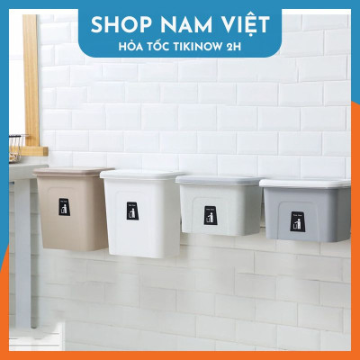 Thùng Rác Treo Cửa Tủ Có Nắp Đậy