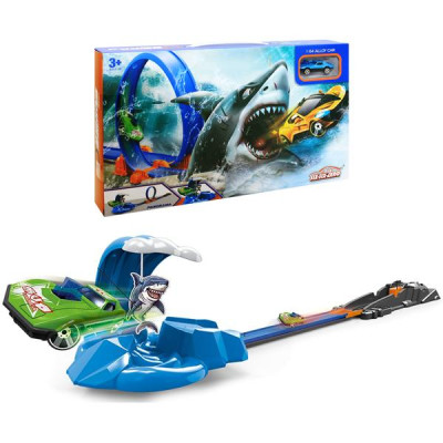 Bộ Đường Đua Xoắn Dốc Bay Thần Tốc - Cá Mập Tấn Công - Six-Six-Zero 6242 (660-S94)