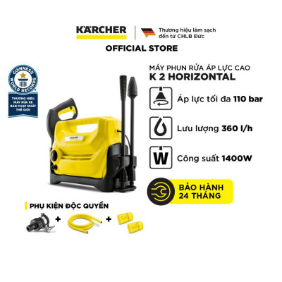 Máy Phun Rửa Áp Lực Cao Karcher K2 Horizontal