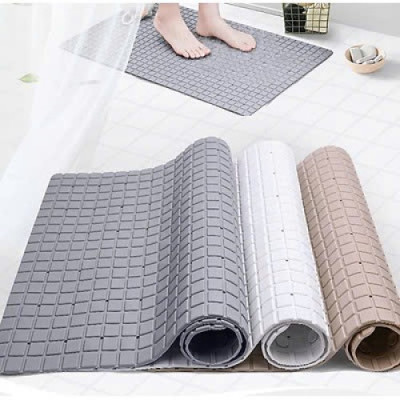 Thảm Lót Chân Nhà Tắm 70cm Cao Su Chống Trơn Trượt - Miếng Lót Sàn Phòng Tắm Ô Vuông Silicon