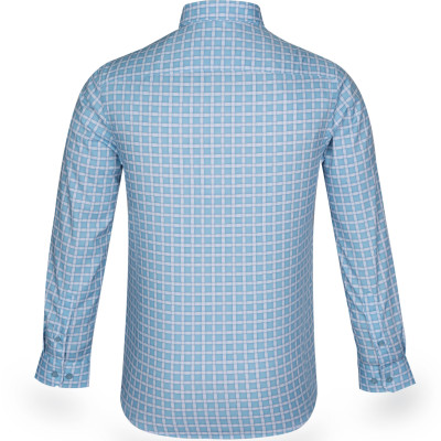 Áo sơ mi nam tay dài form ôm slim fit Khatoco A1MD468S1-CNCR173-2411-D