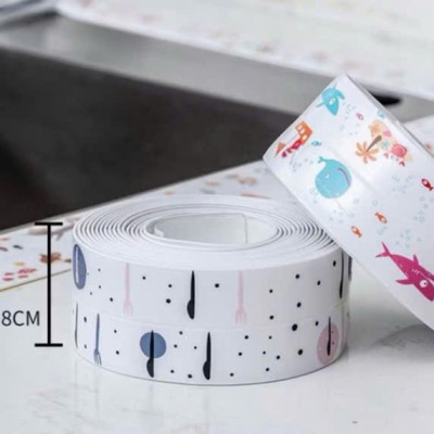 Băng Dính Dán Mép Tường Chống Thấm, Cuộn Băng Keo Dán Viền Bồn Rửa Chén & Chậu Rửa Bát - HÀNG CHÍNH HÃNG MINIIN