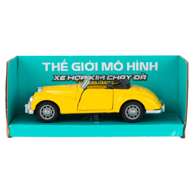 Đồ Chơi Mô Hình Xe MB Cổ Điển Chạy Trớn - Toys&Joys 13223 - Màu Vàng