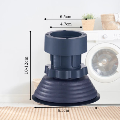 Bộ 04 chân đế cao su chống rung máy giặt - HT SYS - Đế chống rung máy giặt - Đế chống ồn máy giặt, máy sấy,tủ lạnh, bàn ghế + Sét 3 móc dính dán tường vàng tài lộc HT SYS
