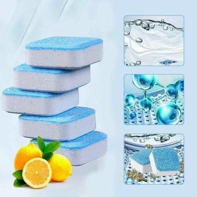 Viên Tẩy Lồng Máy Giặt Set 12 viên/ hộp - Vệ Sinh Máy Giặt , Diệt Sạch Vi Khuẩn, Vệ Sinh Lồng Máy Giặt Và Khử Mùi Hiệu Quả