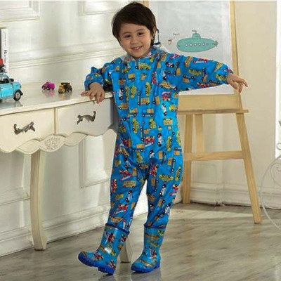 Bộ áo mưa cho cho bé trai và bé gái từ 3 - 5 tuổi ,vải dù cao cấp ,siêu bền , chống thấm nước , họa tiết hoạt hình nhiều màu kèm túi đựng giao màu ngẫu nhiên