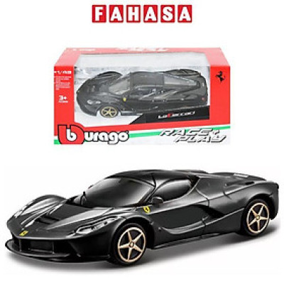 Đồ Chơi Mô Hình Xe Ferrari R & P-LaFerrari Tỉ Lệ 1:43 - Bburago 31137BLA/18-36100 - Màu Đen