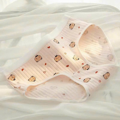 SET 5 QUẦN LÓT GẤU CAM DỄ THƯƠNG TỪ 40-60KG DÀNH CHO NỮ