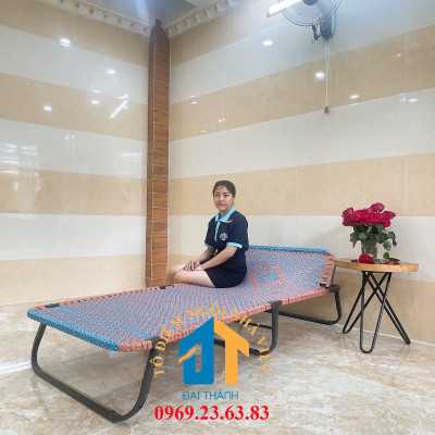 Giường xếp dây Đài Loan khung sắt Đại Thành 