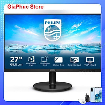 Màn hình LCD PHILIPS 27 inch 271V8LA/74 (FullHD/VA/75Hz/4 ms Có Loa 2Wx2) - Hàng Chính Hãng