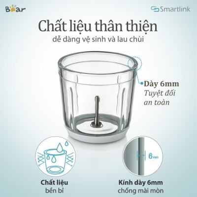 Máy xay thực phẩm hiệu Bear, model: QSJ-B02U2 - Hàng chính hãng