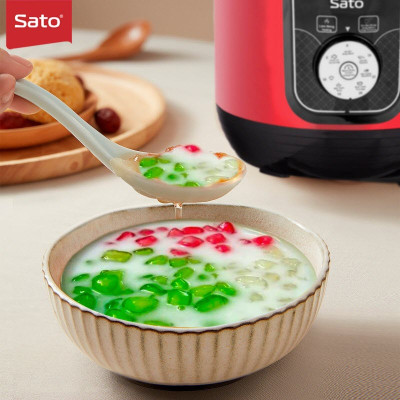 Nồi áp suất đa năng SATO 6AS051.D 6.0L -Nồi áp suất đa chức năng : nấu cơm, nấu cháo, hầm gân, ninh, súp, hấp, giữ ấm ... Dung tích : 6.0 lít phù hợp gia đình 4 - 6 người - Miễn phí vận chuyển toàn quốc - Hàng chính hãng