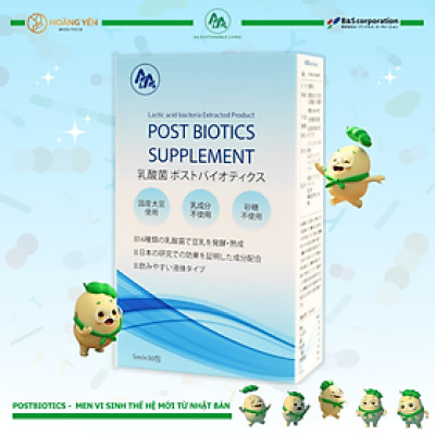 Postbiotics Supplement - Men vi sinh thế hệ mới từ Nhật bản