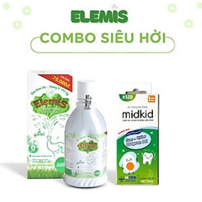 Combo Nước Tắm Thảo Dược Elemis 500ml và Xịt Chống Sâu Răng - Dk Pharma