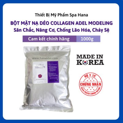 [KHUYẾN MÃI] Bột Mặt Nạ Dẻo Collagen Chống Lão Hóa Nâng Cơ Săn Chắc ADEL Hàn Quốc 1kg