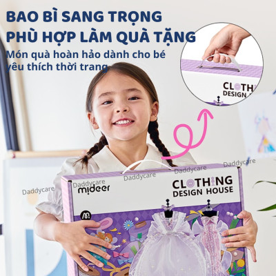 Đồ chơi thiết kế thời trang Clothing Design House, Dụng cụ may vá thủ công sáng tạo cho bé 4,5,6,7,8 tuổi