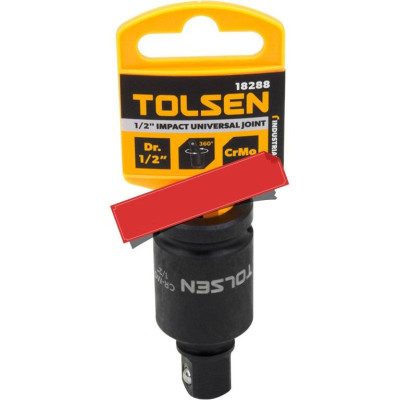 ĐẦU NỐI LẮC LÉO ĐEN 1/2 (CÔNG NGHIỆP) TOLSEN 18288 - HÀNG CHÍNH HÃNG