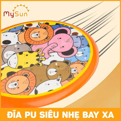 Đồ chơi vận động đĩa bay ném thể thao ngoài trời vui nhộn cho bé MySun