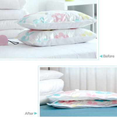 [LOẠI XỊN - CÓ TẶNG BƠM TAY] Bộ 8 Túi Hút Chân Không Đựng Quần Áo, Chăn Màn CỠ ĐẠI Cao Cấp - Hàng chính hãng