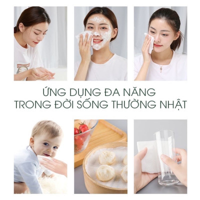 Combo 20 Viên Nén Khăn Ướt Nhỏ Gọn, Chất Liệu Mềm, Mịn, Dùng 1 Lần Tiện Dụng Gia Đình, Sạch Sẽ, An Toàn. TakyHome 5850Set20