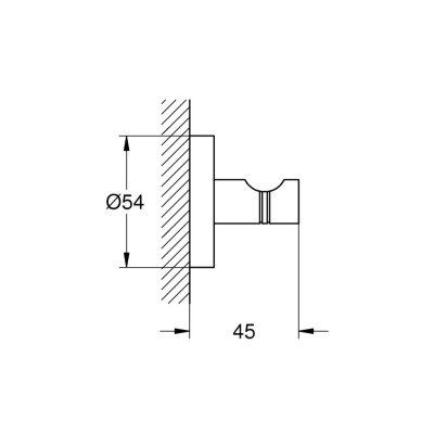 Móc Treo Áo GROHE ESSENTIALS - 40364001