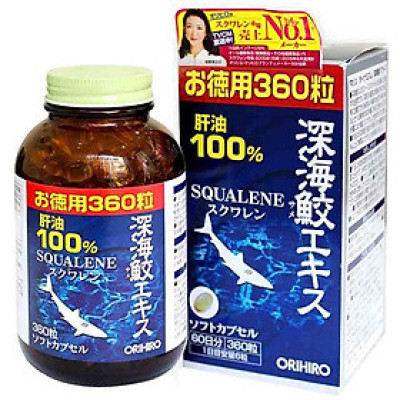 Viên uống sụn vi cá mập Orihiro Nhật Bản hỗ trợ xương khớp, bảo vệ mắt, ngăn ngừa lão hóa, 360 viên/lọ - HÀNG CHÍNH HÃNG