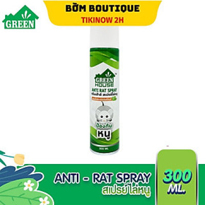 Chai Xịt Đuổi Chuột Green 300ml Thái Lan. Chiếc Xuất Từ Tinh Dầu Bạc Hà. An Toàn Cho Người Dùng 