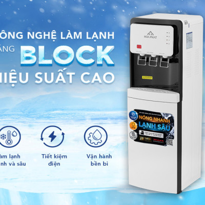 Cây nước nóng lạnh hút bình Hòa Phát HHC363 - Hàng chính hãng bảo hành 26 tháng