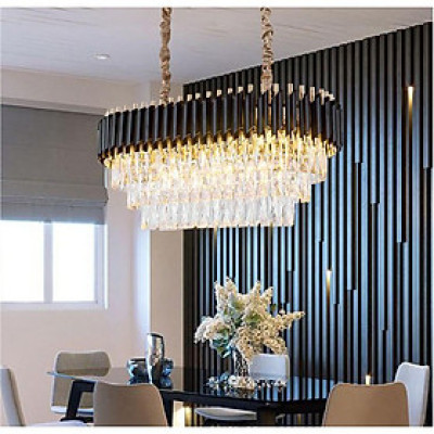 Đèn thả mâm XIOPA pha lê kiểu dáng sang trọng trang trí nội thất hiện đại - (101).