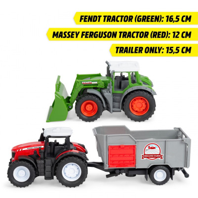 Bộ 2 Đồ Chơi Mô Hình Xe Nông Trại Farm Set - Dickie Toys 203732006