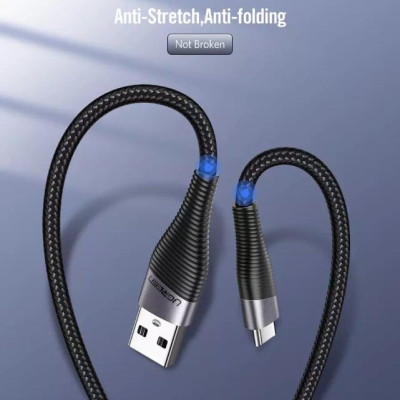 Ugreen UG60204ED022TK 0.5 Màu Xám Cáp USB-A sang Type C sạc nhanh - HÀNG CHÍNH HÃNG