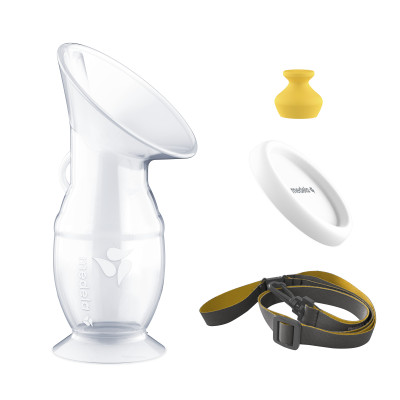 Cốc hứng sữa Silicon Medela | Hứng sữa rảnh tay 