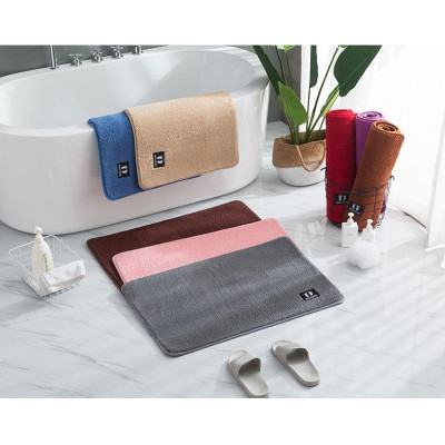 Thảm Lau Chân Nhà Tắm Phòng Khách Cao Cấp Chống Trượt Phần Lông - Giao mầu ngẫu nhiên